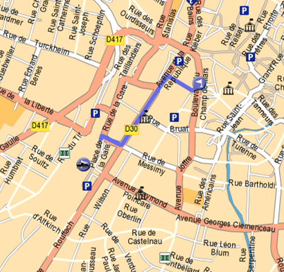 plan de colmar